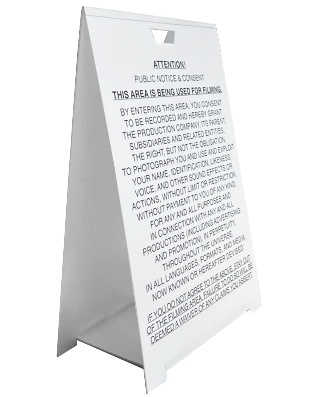 Coroplast Crowd Release Notice Boards